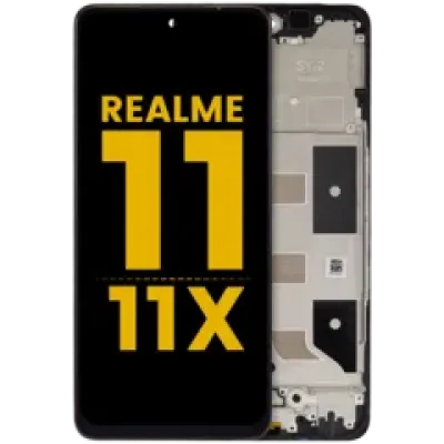 Дисплейний модуль (LCD) з рамкою для Realme 11 5G / 11 X (Refurbished) (Всі кольори)