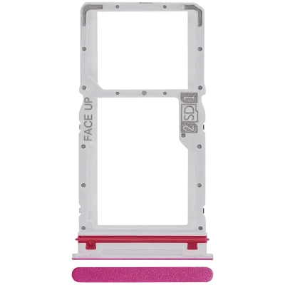 Лоток SIM для Motorola Moto G37 (XT2625 / 2026) (Fuchsia Red)