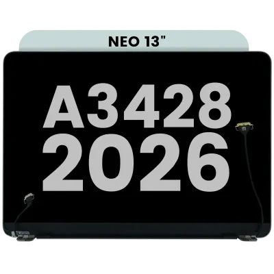 Complete LCD Display Assembly For MacBook Neo 13" A3404 (2026) (Used OEM Pull: Grade A) (Silver)