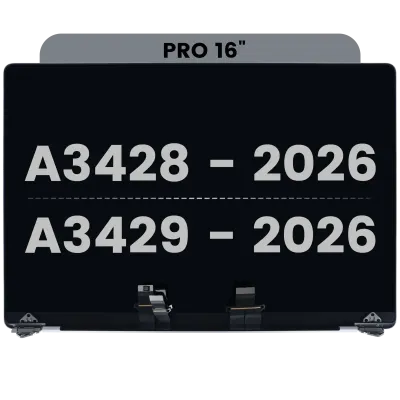 Дисплейний модуль LCD для MacBook Pro 16" A3428 / A3429 (2026) (Used OEM Pull: Grade A) (сріблястий)