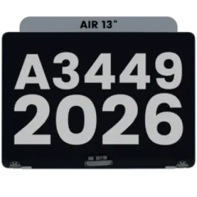 Дисплейний модуль LCD для MacBook Air 13" A3449 (2026) (Used OEM Pull: Grade A) (сріблястий)