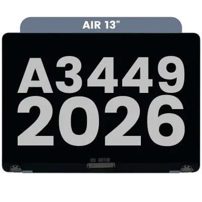 Дисплейний модуль LCD для MacBook Air 13" A3449 (2026) (Used OEM Pull: Grade A) (Sky Blue)