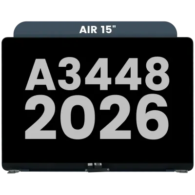 Complete LCD Display Assembly For MacBook Air 15" A3448 (2026) (Used OEM Pull: Grade A) (Midnight)