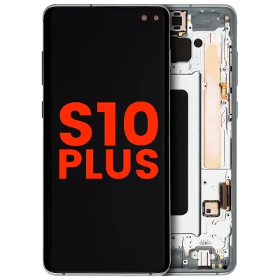 OLED Assembly With Frame For Samsung Galaxy S10 Plus (Aftermarket Plus) (Prism Green)