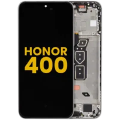 Дисплейний модуль (OLED) з рамкою для Honor 400 (Refurbished) (Meteor Silver)
