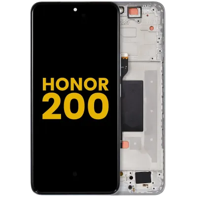 Дисплейний модуль (OLED) з рамкою для Honor 200 (Refurbished) (Emerald Green)