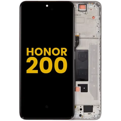 Дисплейний модуль (OLED) з рамкою для Honor 200 (Refurbished) (Coral Pink)