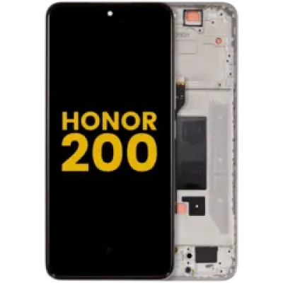 Дисплейний модуль (OLED) з рамкою для Honor 200 (Refurbished) (Coral Pink)