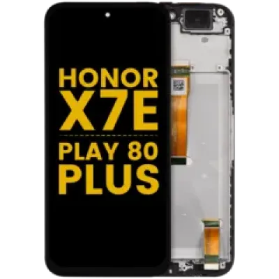 Дисплейний модуль (LCD) з рамкою для Honor X7E / Play 80 Plus (Refurbished) (Всі кольори)
