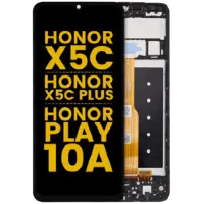 Дисплейний модуль (LCD) з рамкою для Honor X5C / X5C Plus / Play 10A (Refurbished) (Усі кольори)