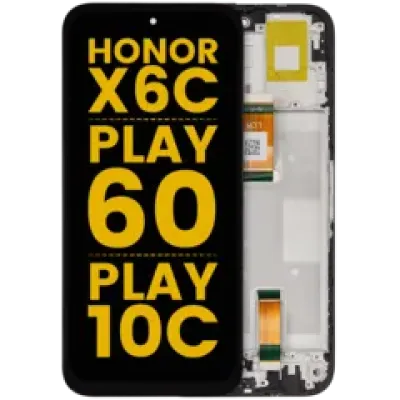 Дисплейний модуль (LCD) з рамкою для Honor X6C / Play 60 / Play 10C (Refurbished) (Усі кольори)