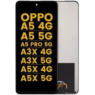 Дисплейний модуль (LCD) без рамки для OPPO A5 4G / A5 5G / A5 Pro 5G / A3x 4G / A3x 5G / A5x 4G / A5x 5G (Refurbished) (Усі кольори)