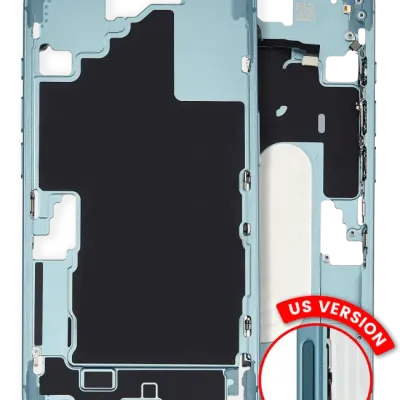 Mid-Frame Housing W/ Small Parts For iPhone 16 (US Version) (Used OEM Pull: Grade A) (Teal)
