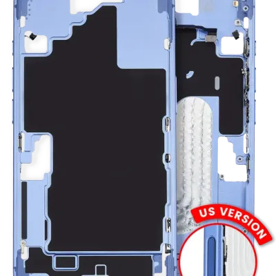 Mid-Frame Housing W/ Small Parts For iPhone 16 (US Version) (Used OEM Pull: Grade A) (Ultramarine)