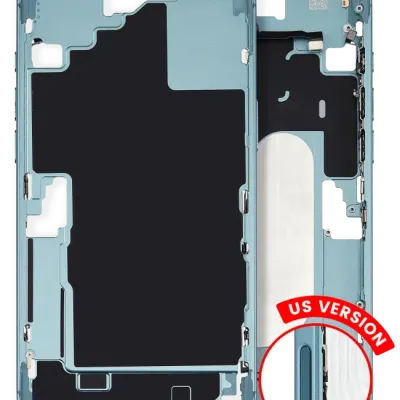 Mid-Frame Housing W/ Small Parts For iPhone 16 Plus (US Version) (Used OEM Pull: Grade A) (Teal)