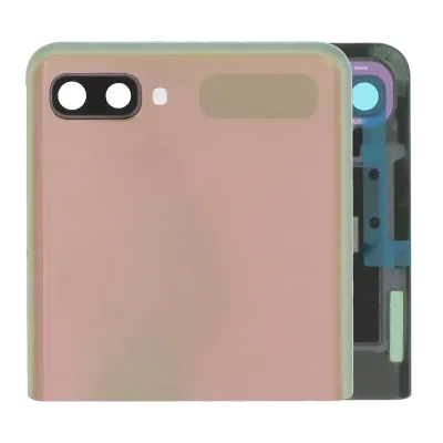 Дисплейний модуль (OLED) зовнішній з рамкою для Samsung Galaxy Z Flip 4G (F700) / Z Flip 5G (F707) (Service Pack) (Mystic Bronze)