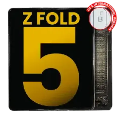 Дисплейний модуль (OLED) внутрішній з рамкою для Samsung Galaxy Z Fold 5 5G (US & International) (Refurbished) (Cream)