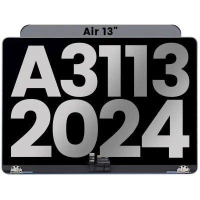 Дисплейний модуль LCD для MacBook Air 13" (A3113 / 2024) (з передвстановленим кабелем датчика кута кришки) (Used OEM Pull: Grade B) (Midnight)