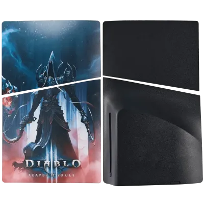 Faceplate Cover (Top & Bottom) For Sony PlayStation 5 Slim Disc Edition (Diablo Reaper Of Souls)
