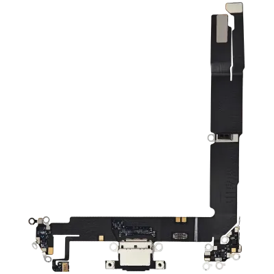 Charging Port Flex Cable For iPhone 16 Plus (Premium) (Black)