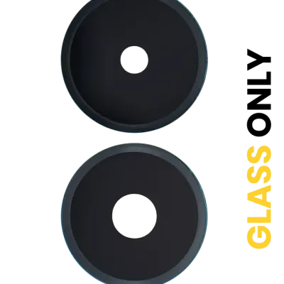 Back Camera Lens (Glass Only) For Xiaomi Redmi 14C (2 Piece Set) (Midnight Black)