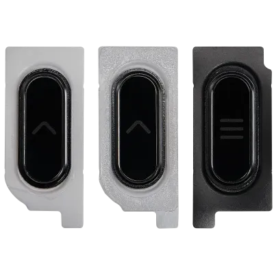 Home Button For Samsung Galaxy Tab Active Pro 10.1" (T545 / T540 / T547) (2019) (Black) (3 Piece Set)
