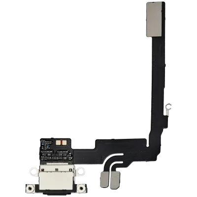 Charging Port Flex Cable For iPhone 16 Pro (Aftermarket Plus) (Black Titanium)