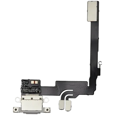Charging Port Flex Cable For iPhone 16 Pro (Aftermarket Plus) (White Titanium)