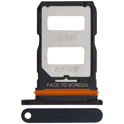 Sim Card Tray For Xiaomi 12 Lite (Black)