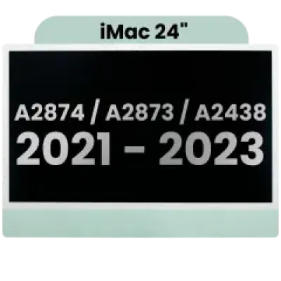 Дисплейний модуль LCD для iMac 24" A2874 / A2873 (2023) / A2438 / A2439 (2021) (LG204A-215 LM235UH1 SDD1) (Used OEM Pull: Grade A) （Small Camera hole） (зелений)