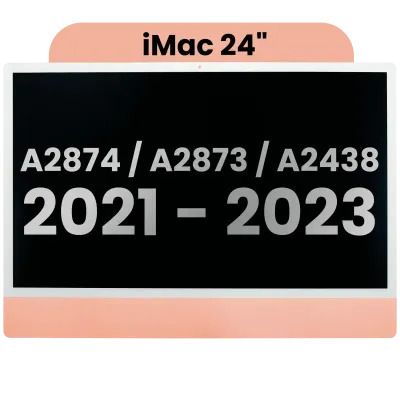 Дисплейний модуль LCD для iMac 24" A2874 / A2873 (2023) / A2438 / A2439 (2021) (LG204A-215 LM235UH1 SDD1) (Used OEM Pull: Grade A) （Small Camera hole） (помаранчевий)