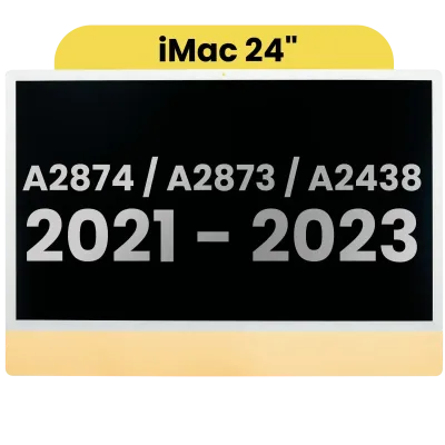 Дисплейний модуль LCD для iMac 24" A2874 / A2873 (2023) / A2438 / A2439 (2021) (LG204A-215 LM235UH1 SDD1) (Used OEM Pull: Grade A)（Small Camera hole） (жовтий)