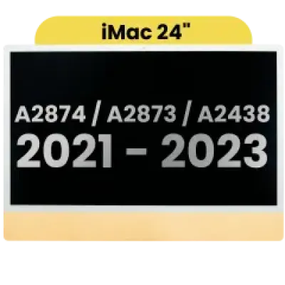 Дисплейний модуль LCD для iMac 24" A2874 / A2873 (2023) / A2438 / A2439 (2021) (LG204A-215 LM235UH1 SDD1) (Used OEM Pull: Grade A)（Small Camera hole） (жовтий)