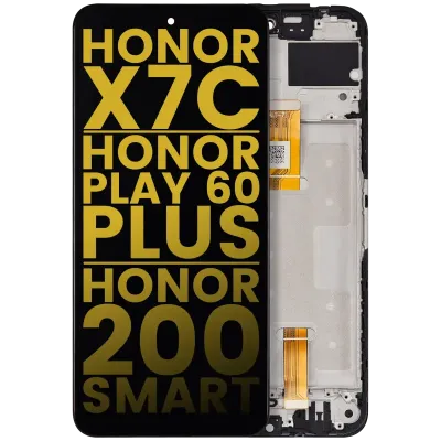 Дисплейний модуль (LCD) з рамкою для Honor X7c / Play 60 Plus / 200 Smart (Refurbished) (всі кольори)