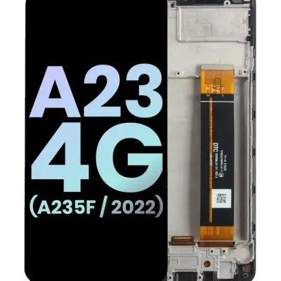 Дисплейний модуль з рамкою для Samsung Galaxy A23 4G (A235F / 2022) (International Version) (Service Pack) (All Colors)