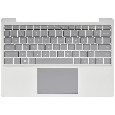 Top Case with Keyboard (ANSI US) and Trackpad For Microsoft Surface Laptop Go (1943) (Silver)