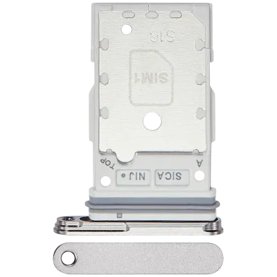 Лоток SIM (2 карти) для Samsung Galaxy S25 / S25 Plus (Premium) (White)