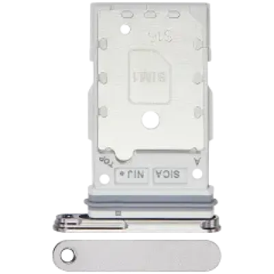 Лоток SIM (2 карти) для Samsung Galaxy S25 / S25 Plus (Premium) (White)
