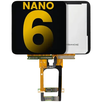 Дисплейний модуль для iPod Nano 6 (чорний) (Premium)