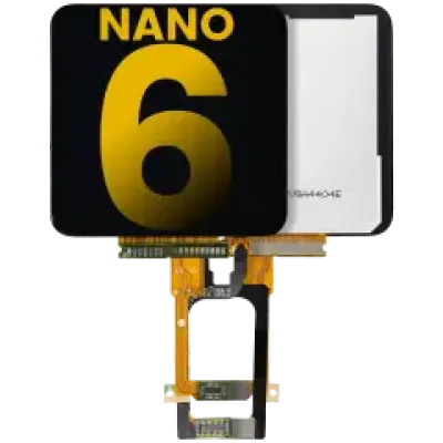 Дисплейний модуль для iPod Nano 6 (чорний) (Premium)