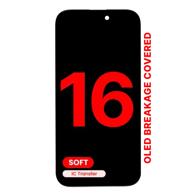 OLED Assembly For iPhone 16 (Aftermarket Pro: XO7 Soft)