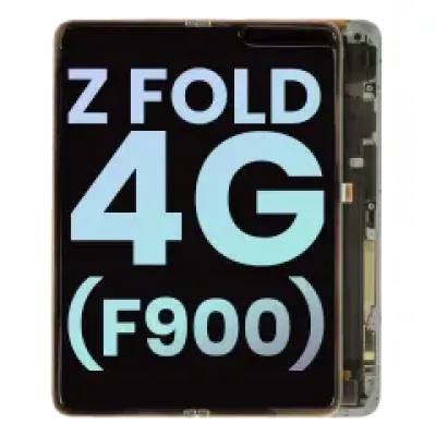 Дисплейний модуль внутрішній (OLED) з рамкою для Samsung Galaxy Z Fold 4G (F900) (Service Pack) (Cosmos Black)