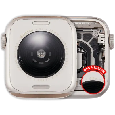 Housing Assembly For Watch Series SE 3rd (40MM) (Used OEM Pull: Grade A) (GPS Version) (Aluminum / Starlight)