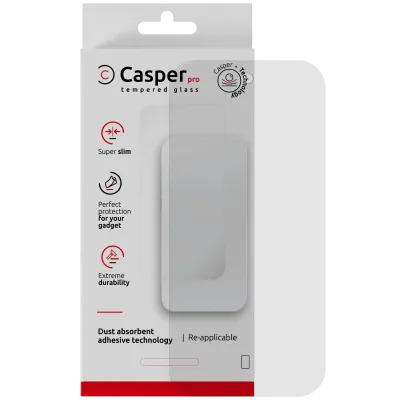 Загартоване скло Casper Pro для Google Pixel 10a (Retail Packaging) (Clear)