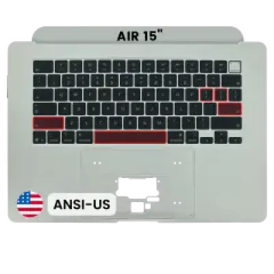 Топкейс з клавіатурою (ANSI US) для MacBook Air 15" A3448 (2026) (Genuine OEM) (Starlight)
