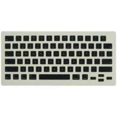 Комплект клавіш (розкладка ANSI US) для MacBook Air 13" A3449 (2026) / MacBook Air 15" A3448 (2026) (Genuine OEM) (сріблястий / Starlight)
