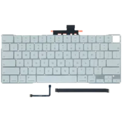 Клавіатура (ANSI US) (з Touch ID) для MacBook Neo (2026) (Genuine OEM) (сріблястий)