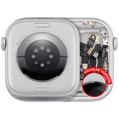 Housing Assembly For Watch Series 11 (46MM) (Used OEM Pull: Grade A) (Cellular Version) (Aluminum / Silver)