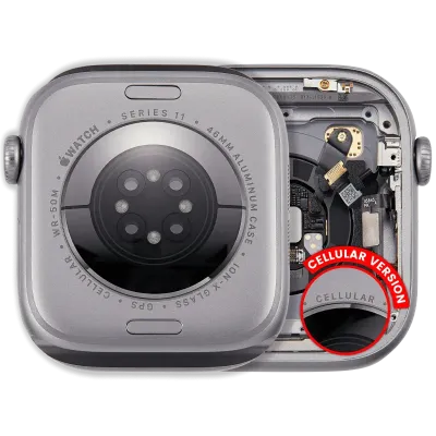 Housing Assembly For Watch Series 11 (46MM) (Used OEM Pull: Grade A) (Cellular Version) (Aluminum / Space Gray)