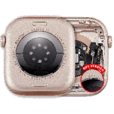 Корпус для Watch Series 11 (46MM) (Used OEM Pull: Grade A) (GPS Version) (алюміній / рожеве золото)